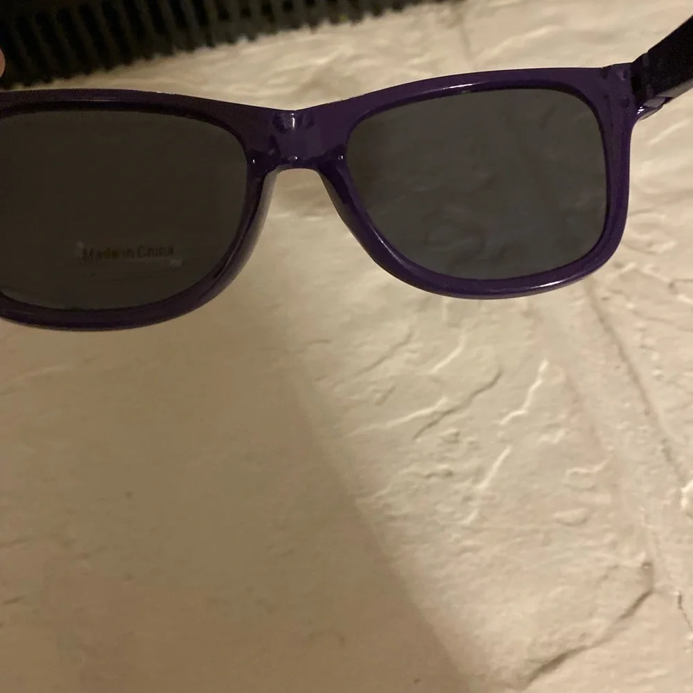 Set 3 Sunglasses Black White Purple Johnnie Walker Whiskey Barefoot UV Vodka